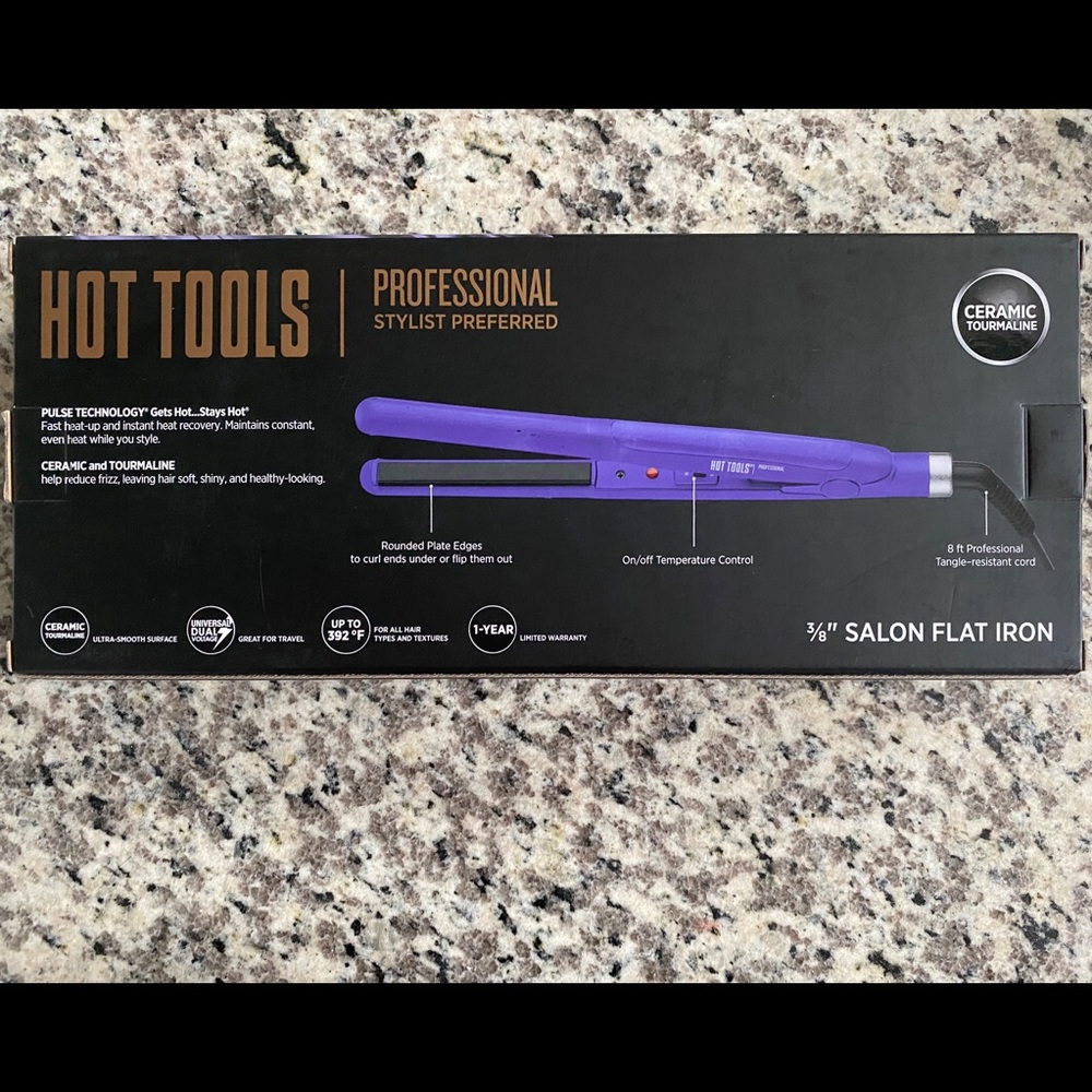 Hot Tools Signature Series Profes 3/8”Flat Iron